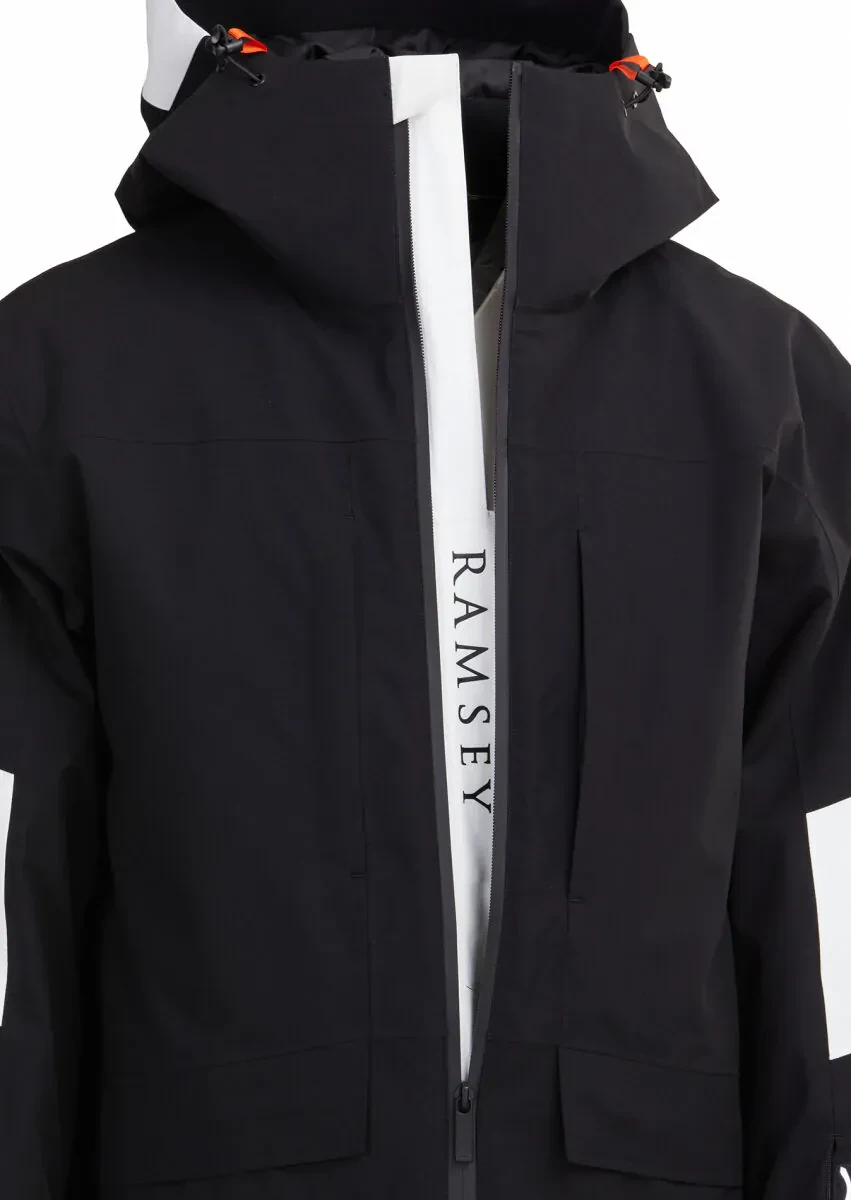 Siyah Regular Fit Kapüşonlu Casual Dokuma Kaban - 6