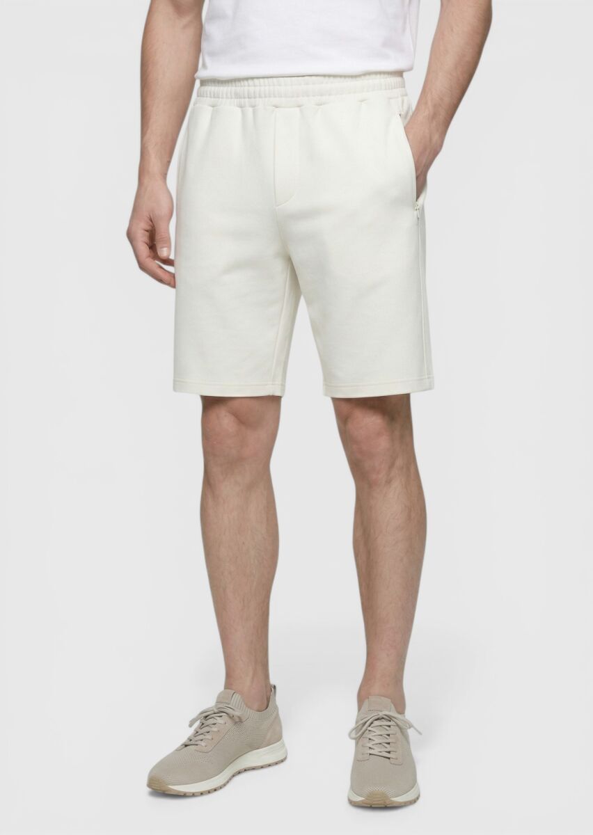 Stone Knitting Regular Fit Casual Bermuda - 2