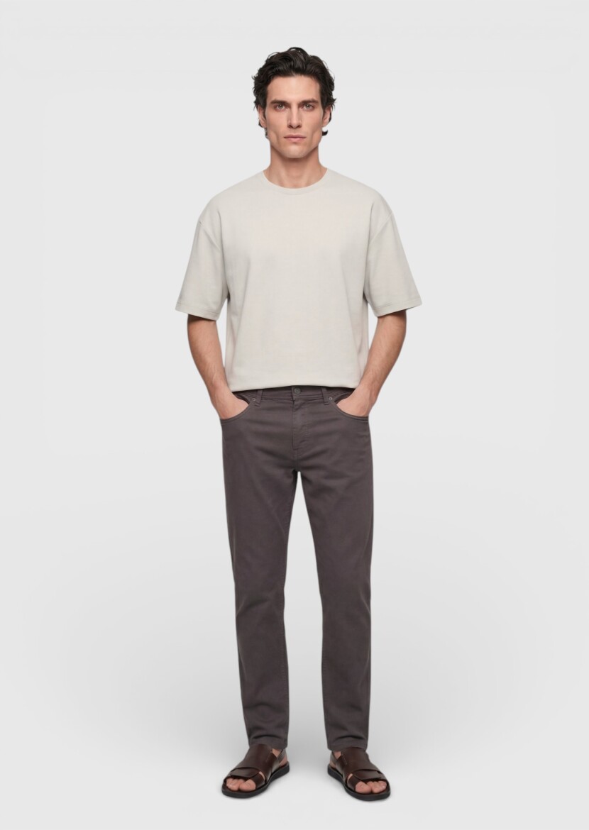 Stone Plain Sweatshirt - 1