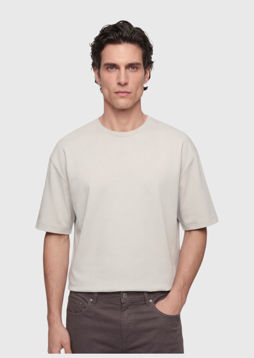 Stone Plain Sweatshirt 