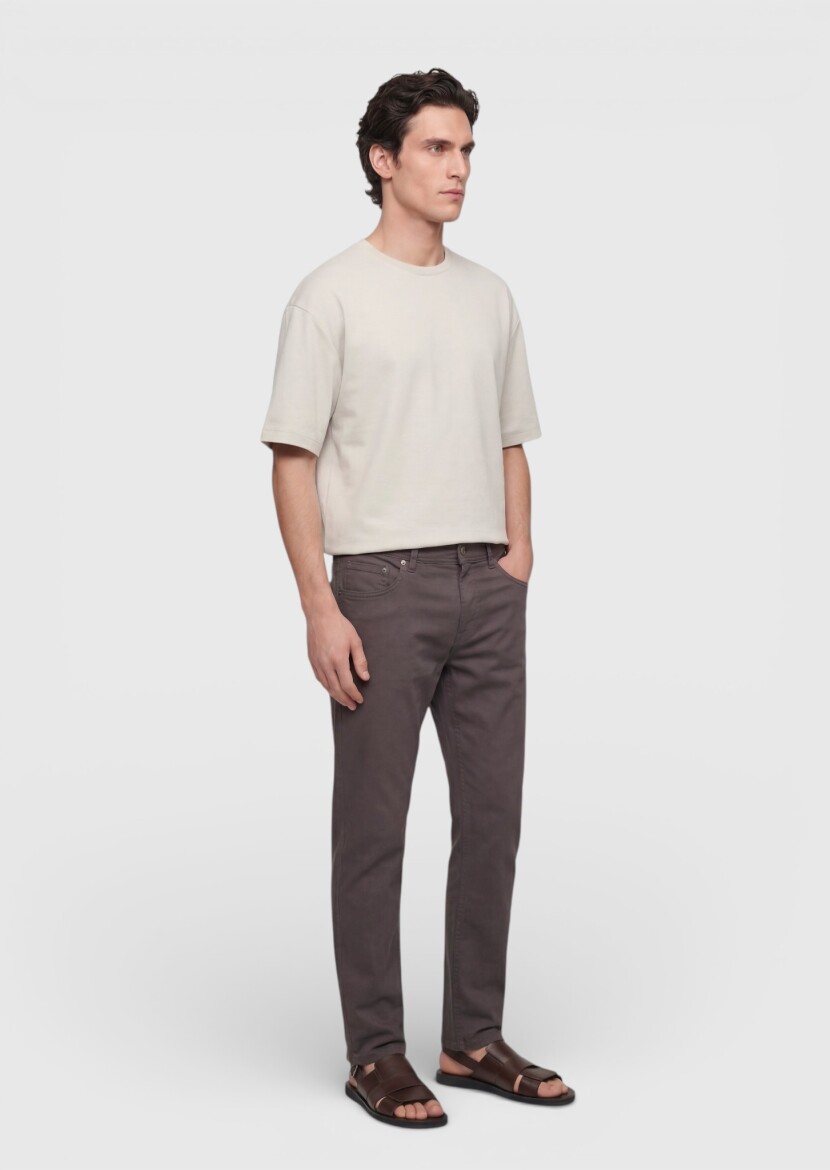 Stone Plain Sweatshirt - 3