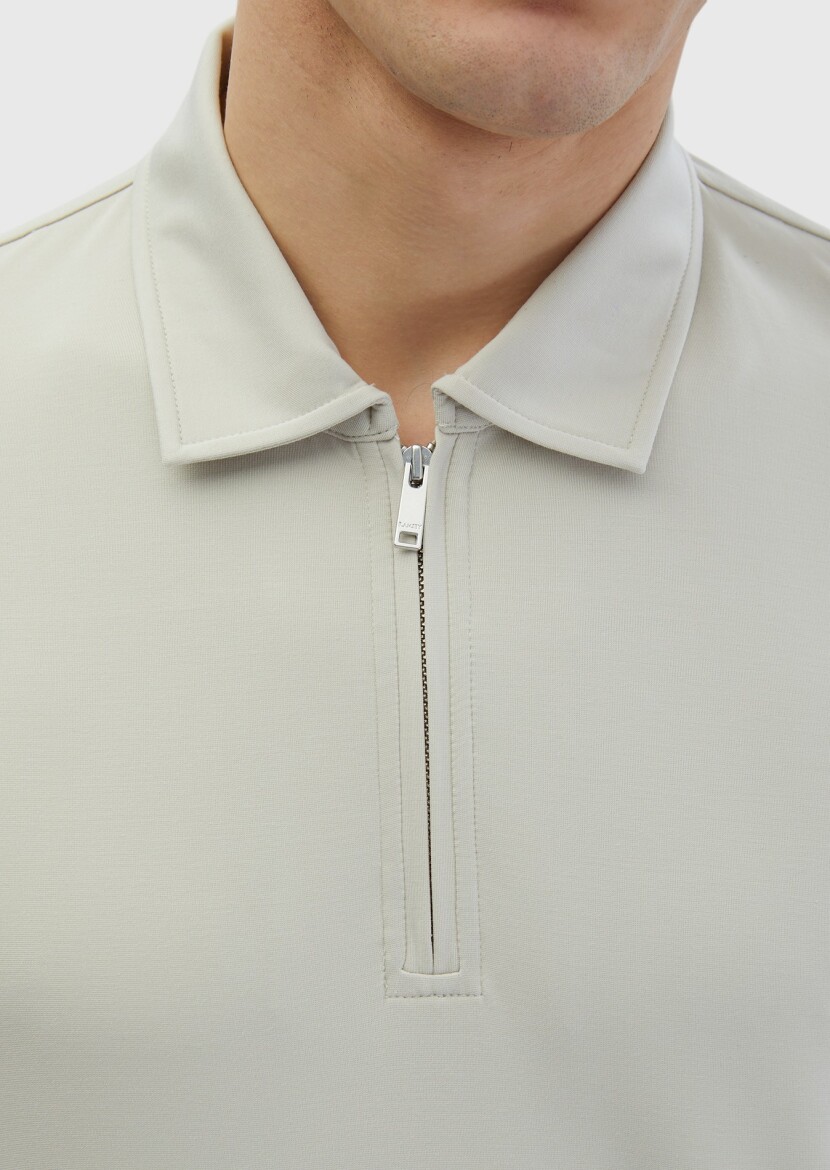 Stone Plain T-Shirt - 4