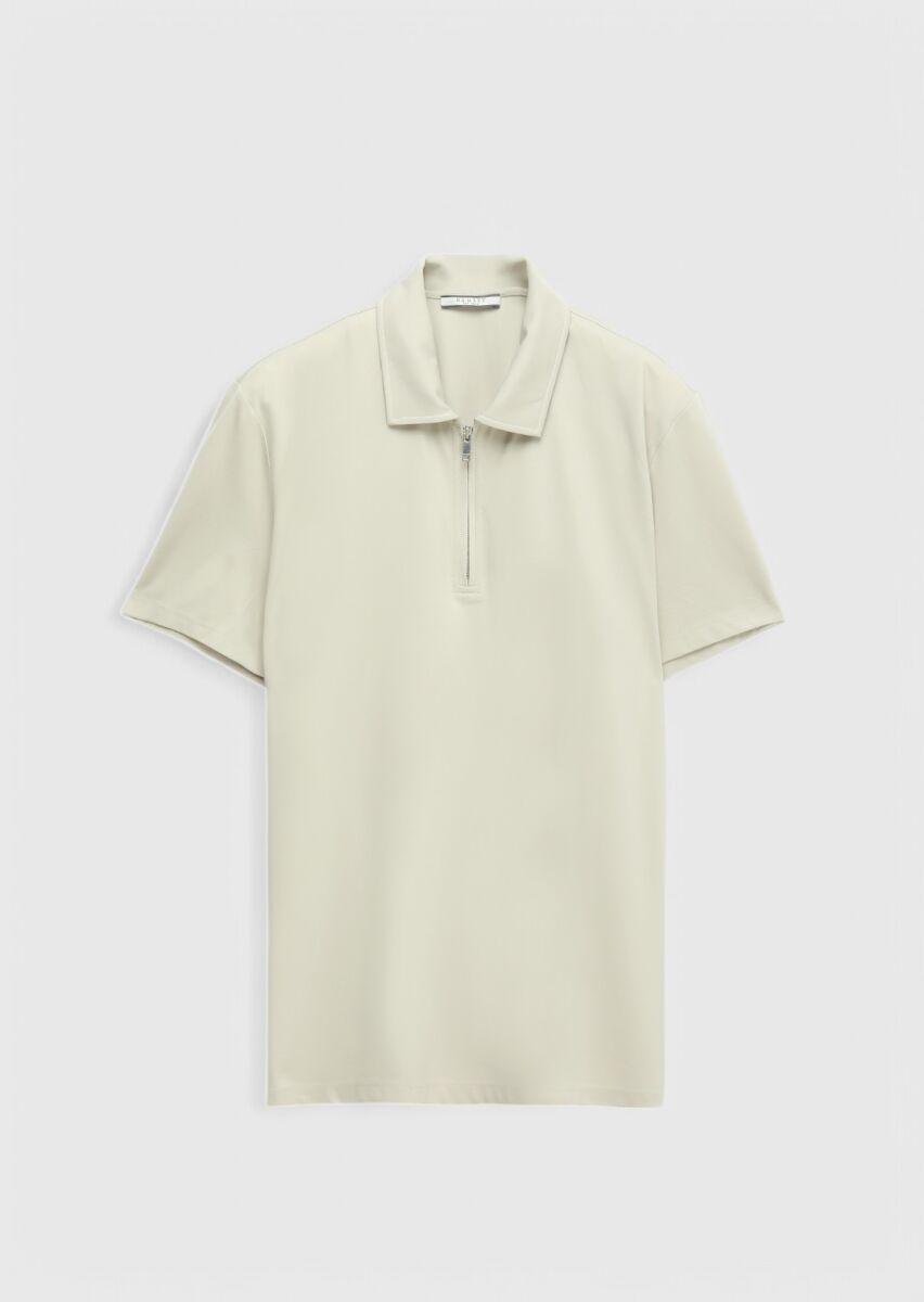 Stone Plain T-Shirt - 6