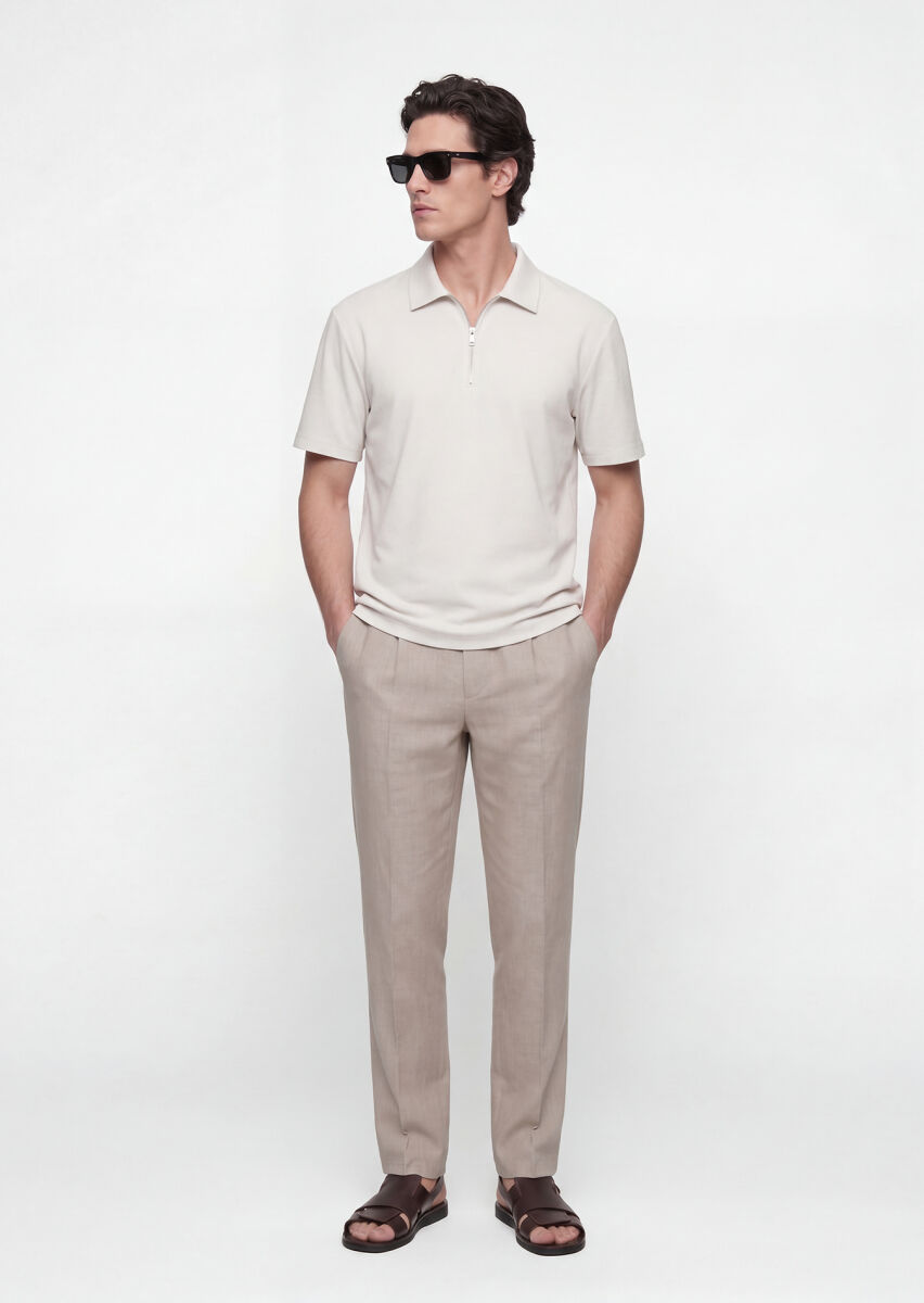 Stone Plain T-Shirt - 1