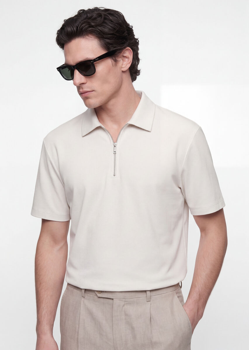 Stone Plain T-Shirt - 2