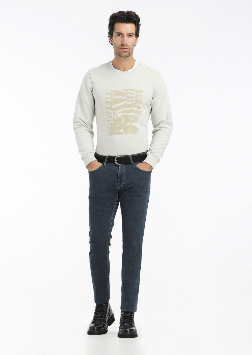 Stone Printed Sweatshirt - 1