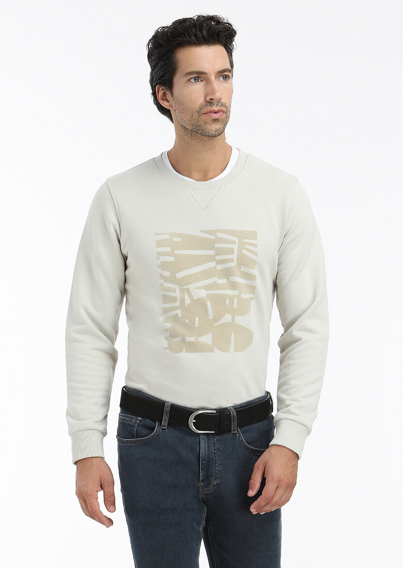 Stone Printed Sweatshirt - 4