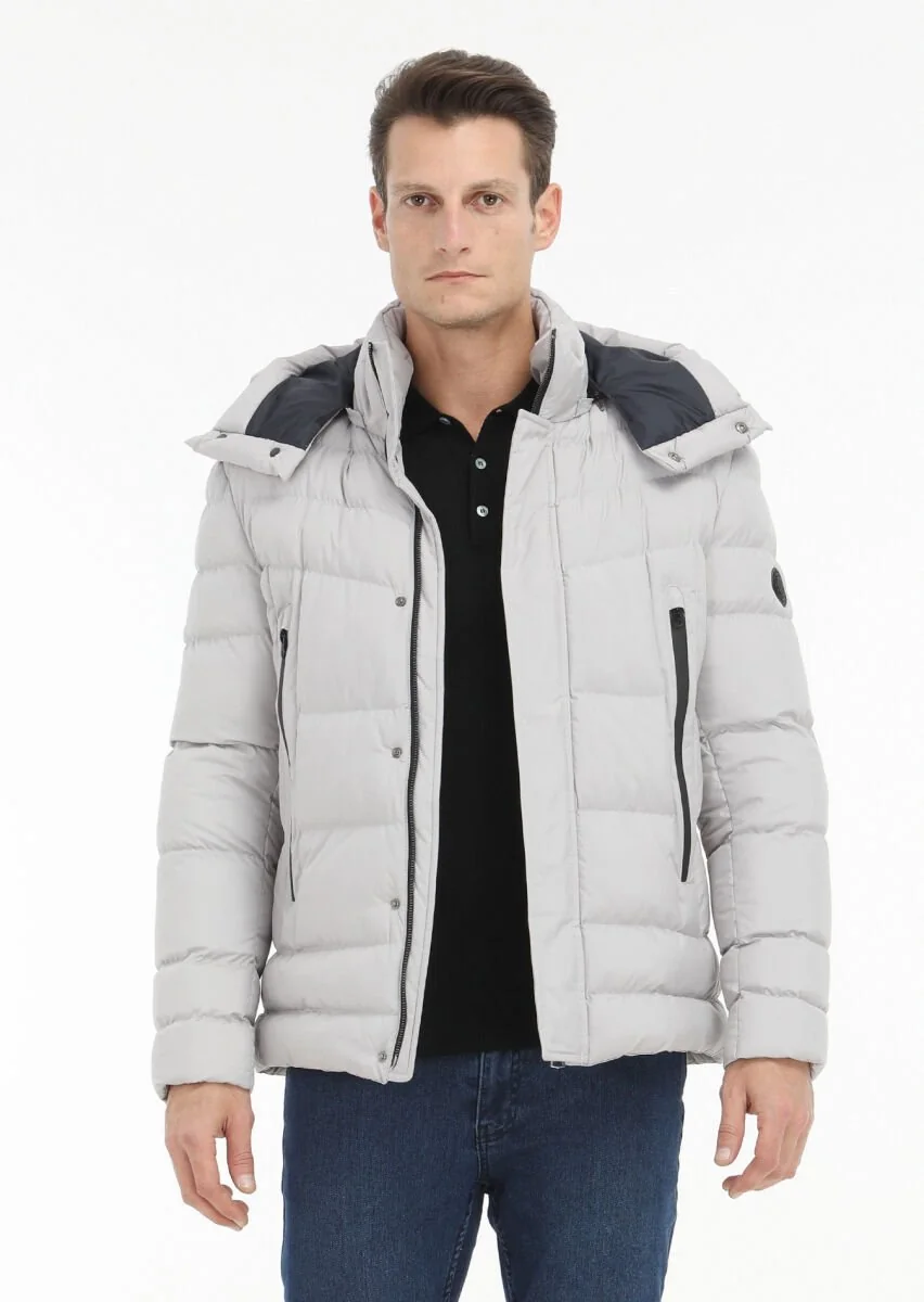 Stone Removable Hood Weaving Coat - 3