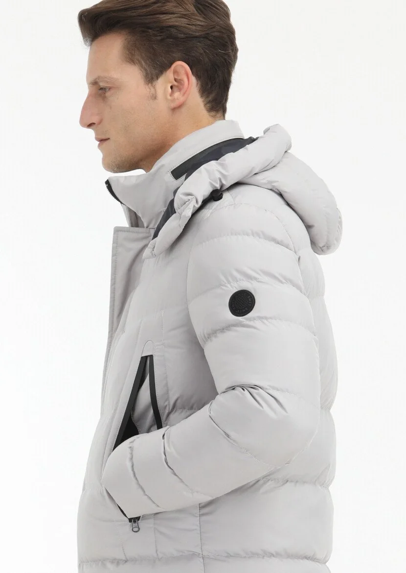 Stone Removable Hood Weaving Coat - 5