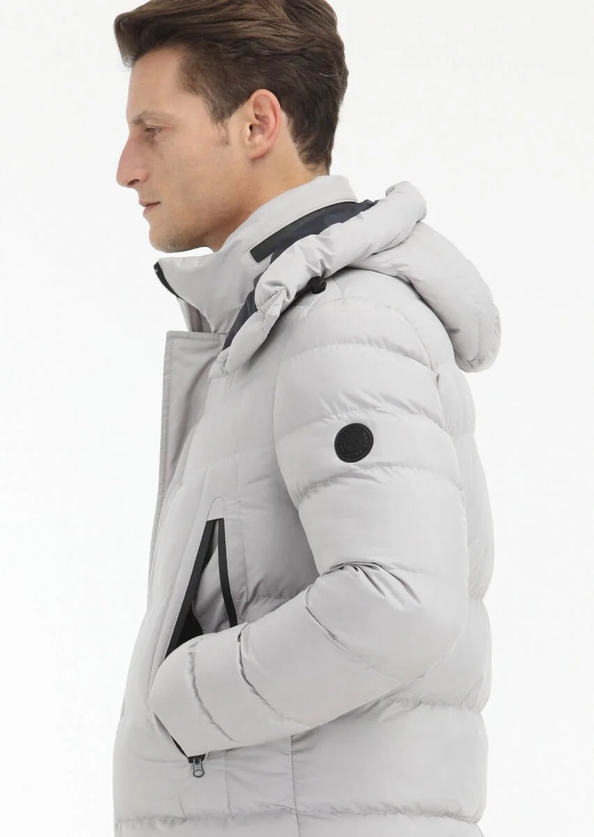 Stone Removable Hood Weaving Coat - 5