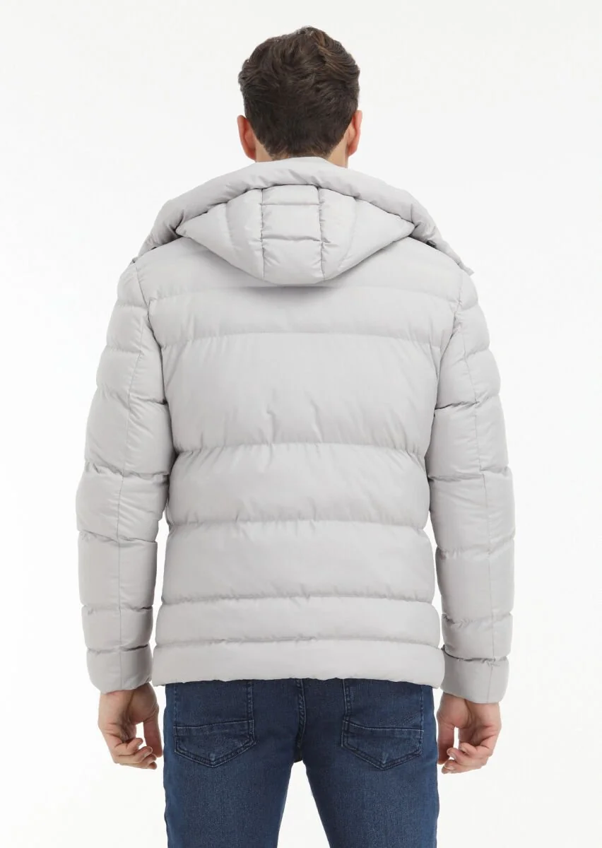 Stone Removable Hood Weaving Coat - 6