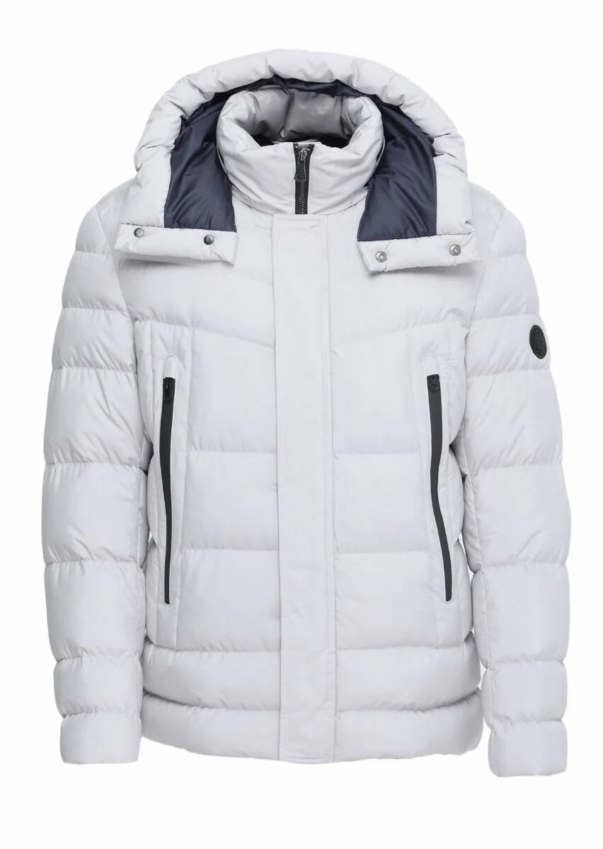 Stone Removable Hood Weaving Coat - 7