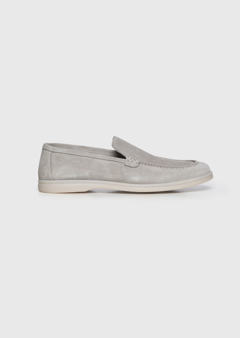 Stone Suede Casual Loafer - RAMSEY