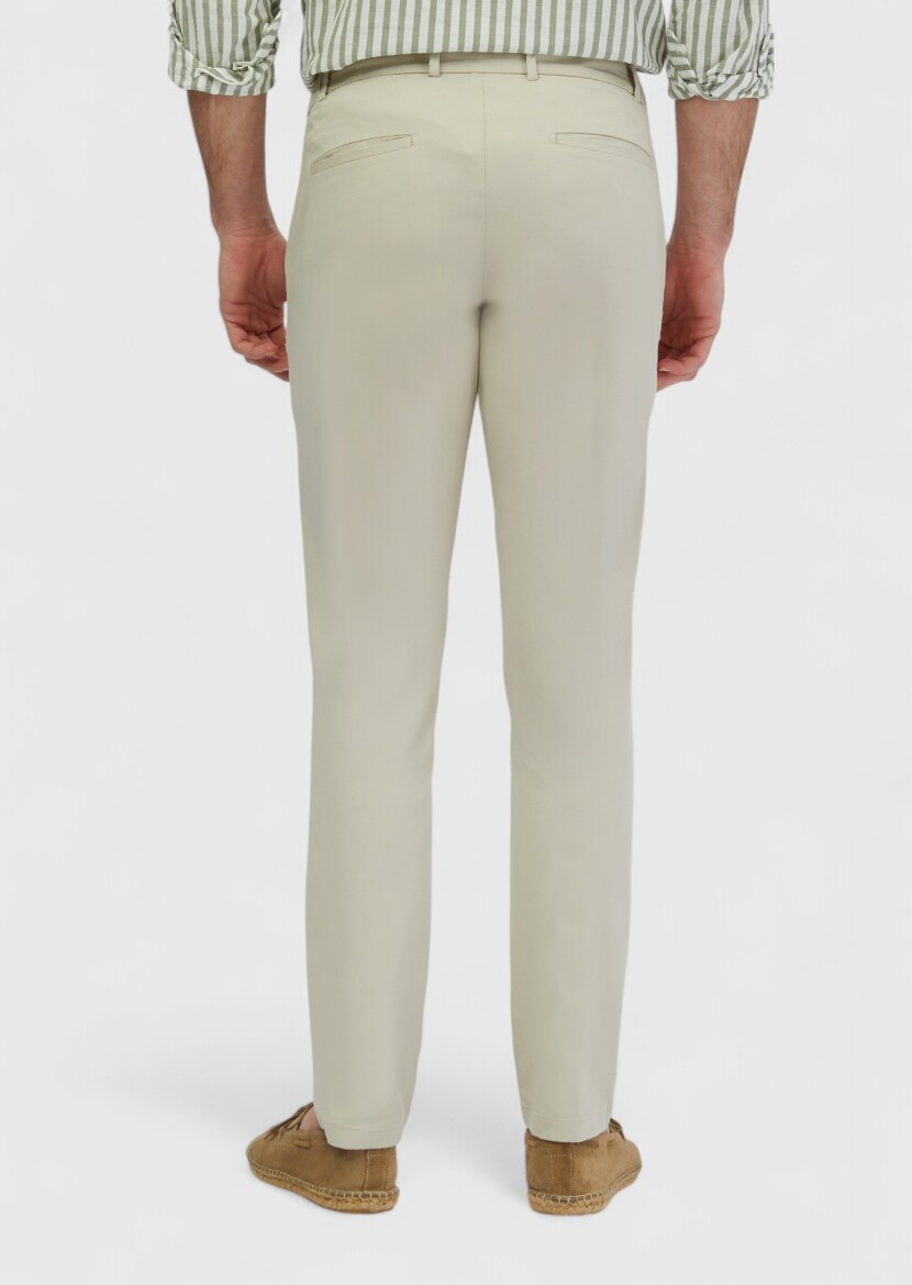 Stone Weaving Jogging Fit Casual Cotton Blended Trousers - 5