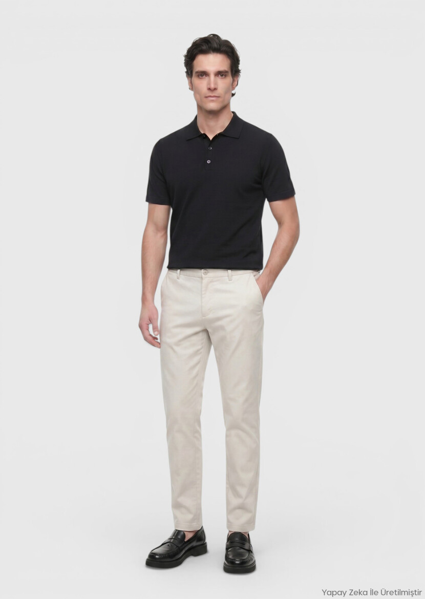 Stone Weaving Jogging Fit Casual Trousers 