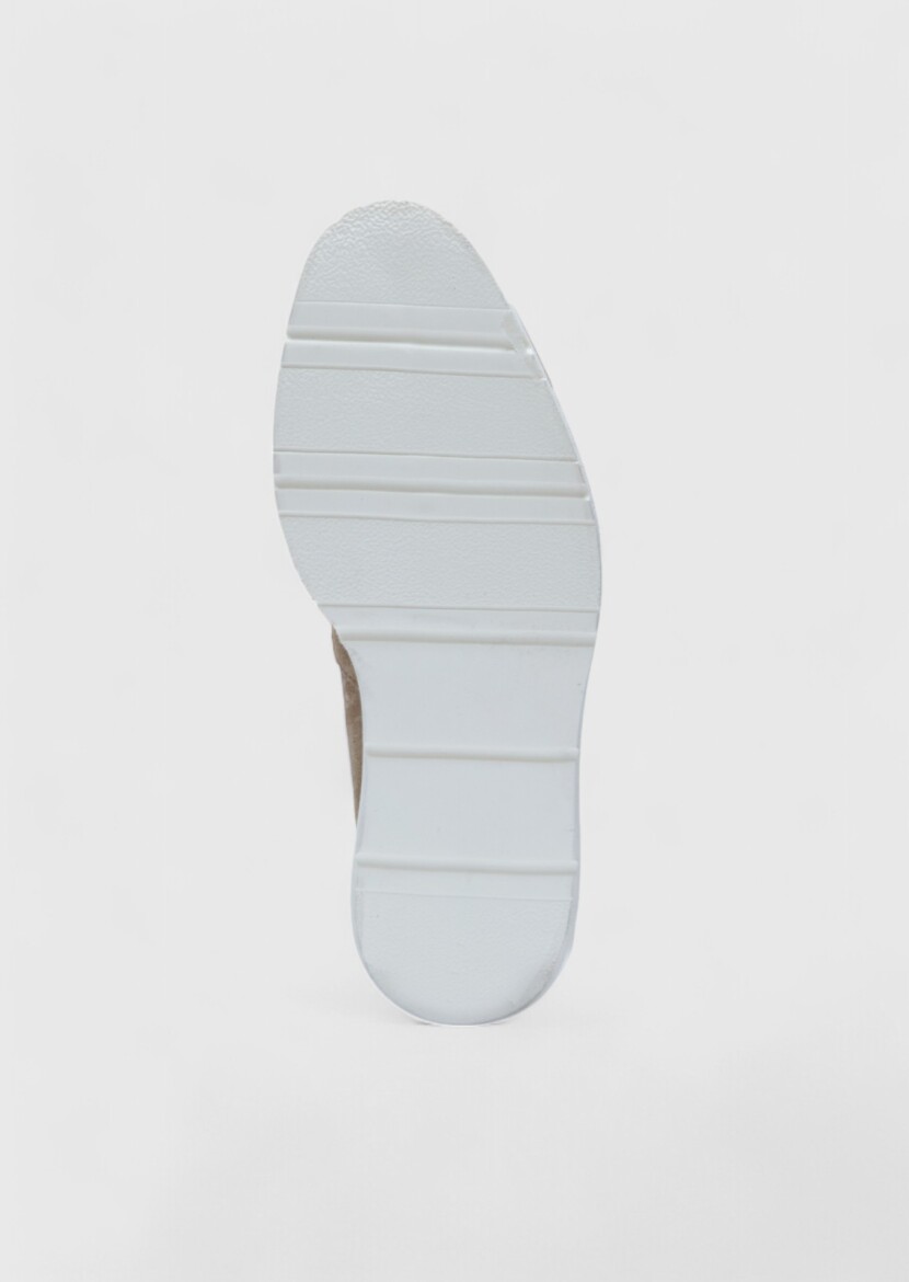 Taba Süet Casual Loafer - 4