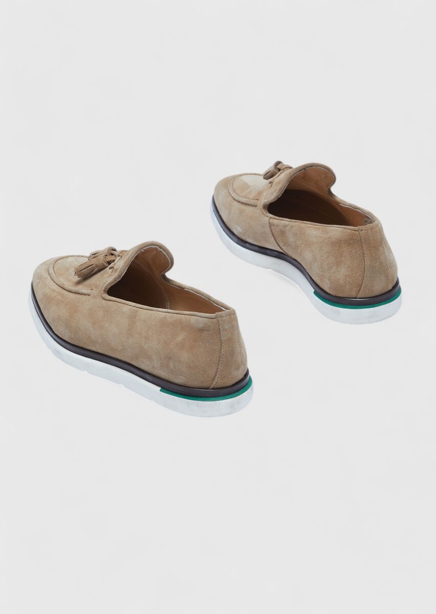 RAMSEY Taba Süet Casual Loafer görsel 5