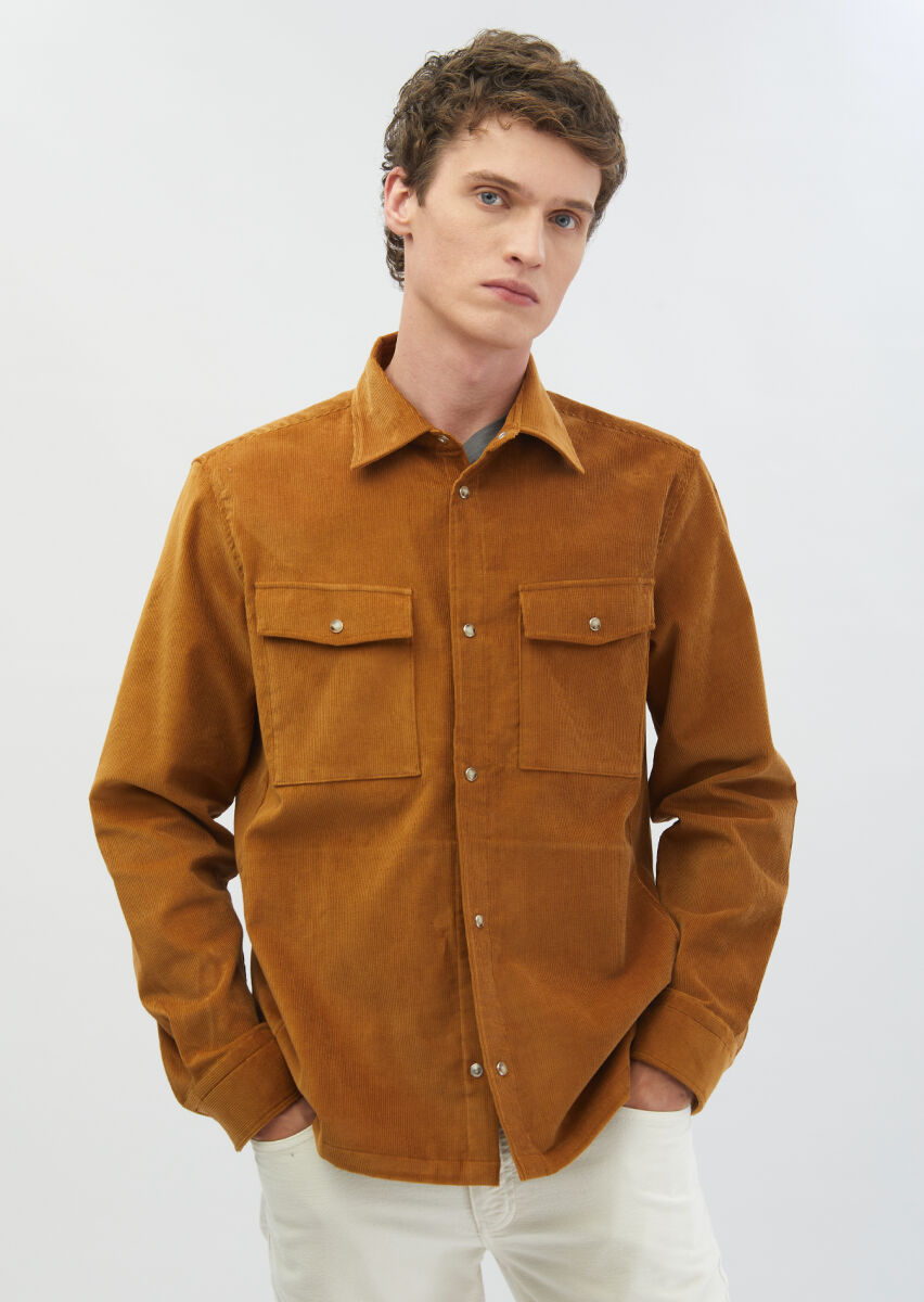 Tan Overshirt - 1
