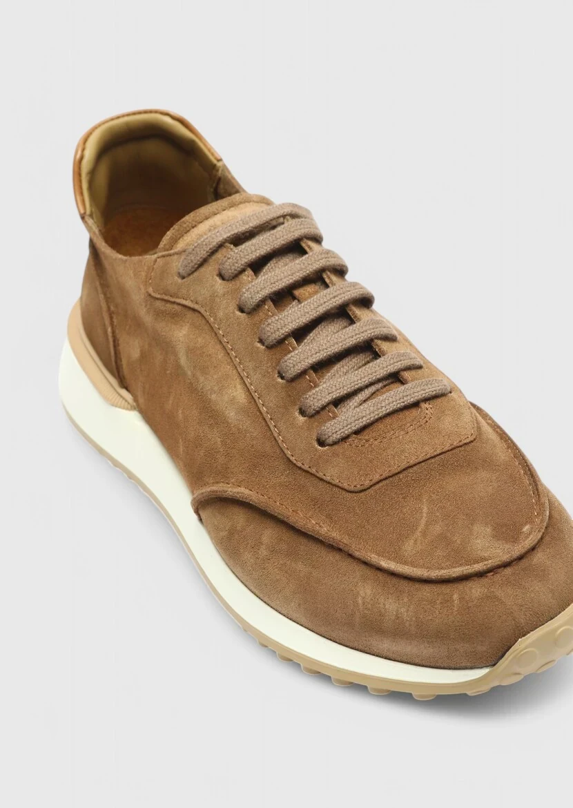 Tan Suede Sport Sneaker 