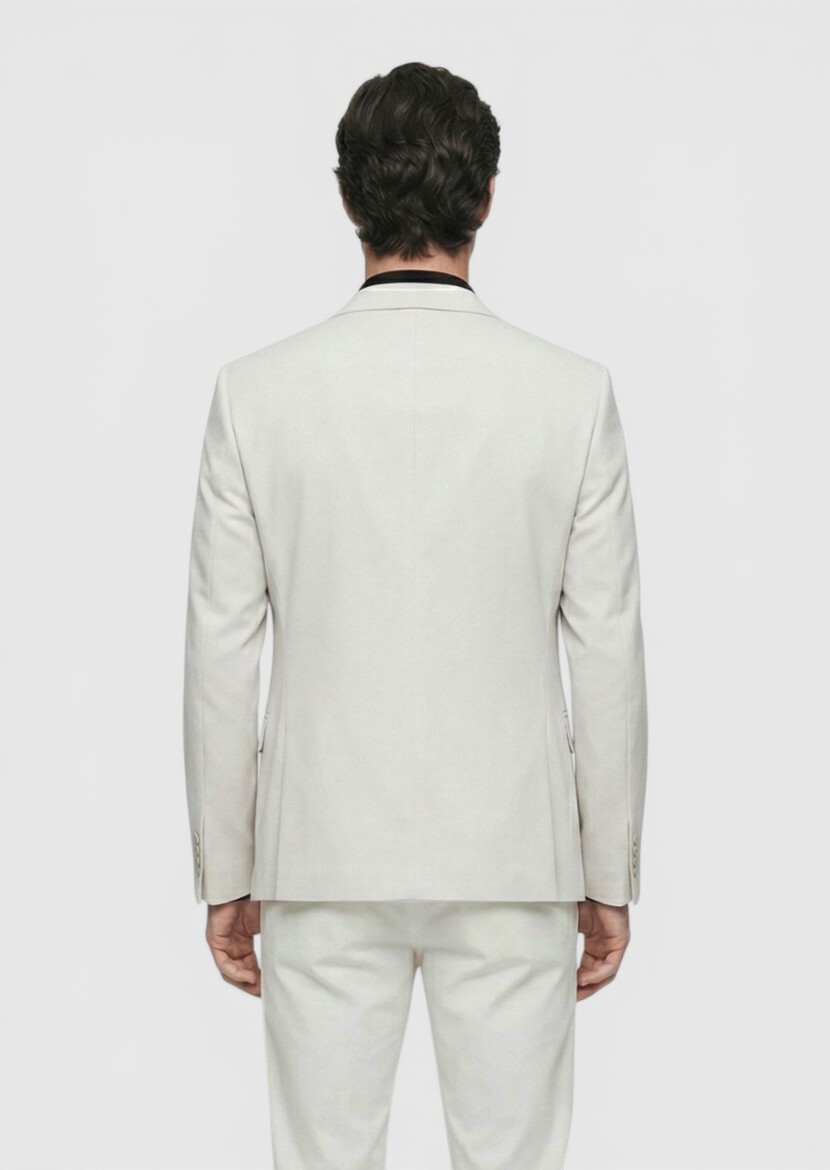 Taş Düz Comfort Fit Örme Takım Elbise - 5