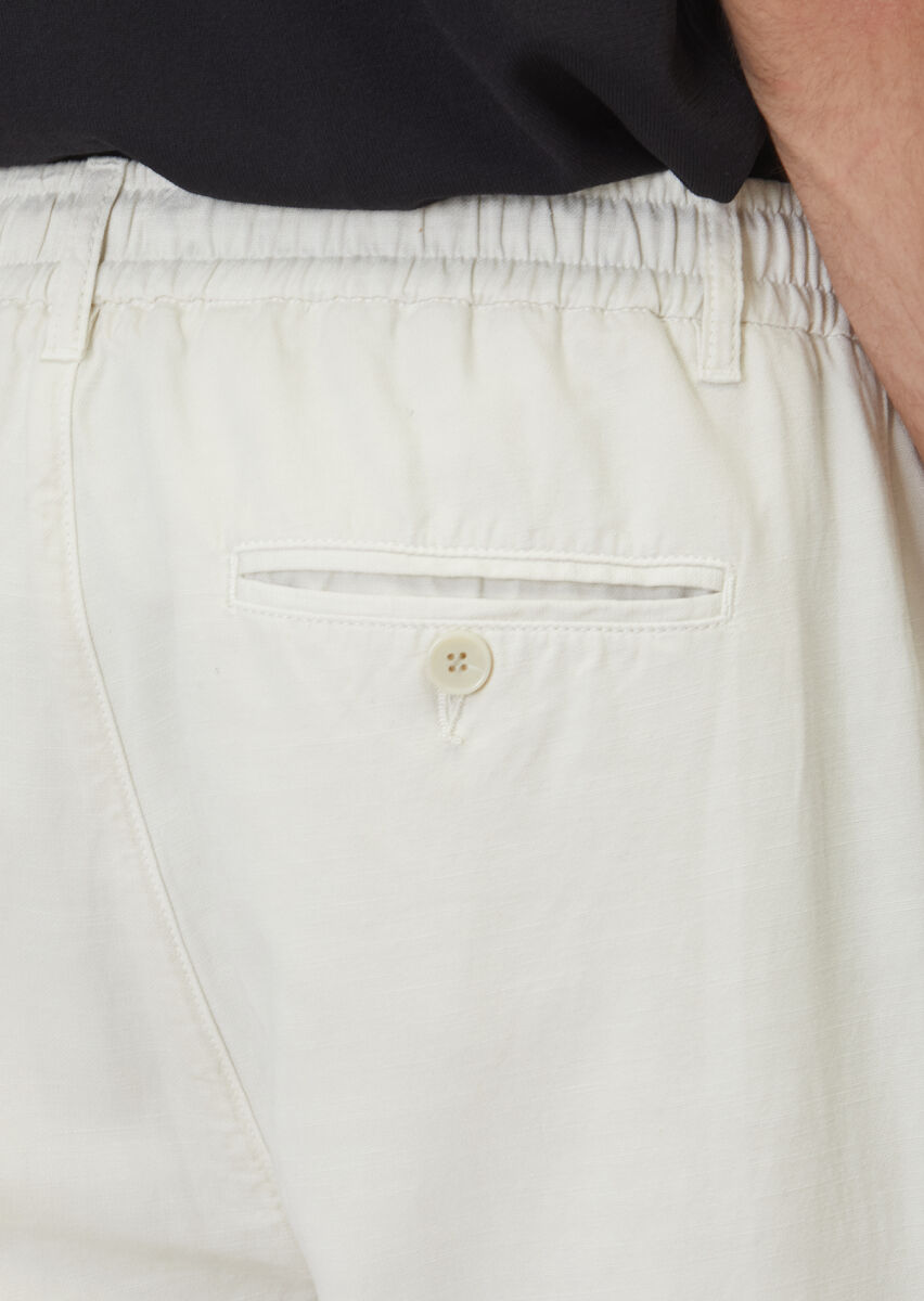 Taş Düz Dokuma Jogging Fit Casual Pamuk Karışımlı Pantolon - 4