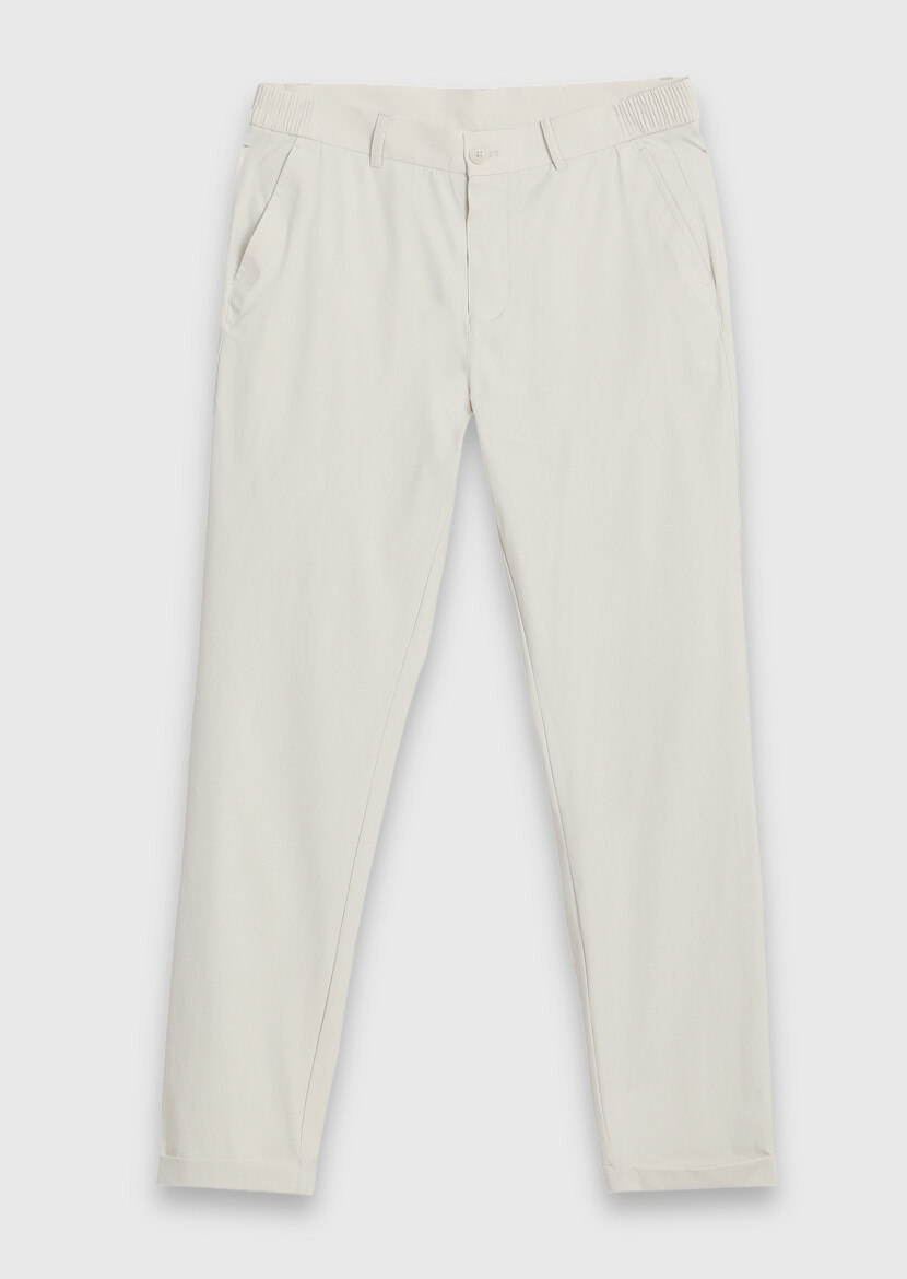 Taş Düz Dokuma Jogging Fit Casual Pantolon - 5