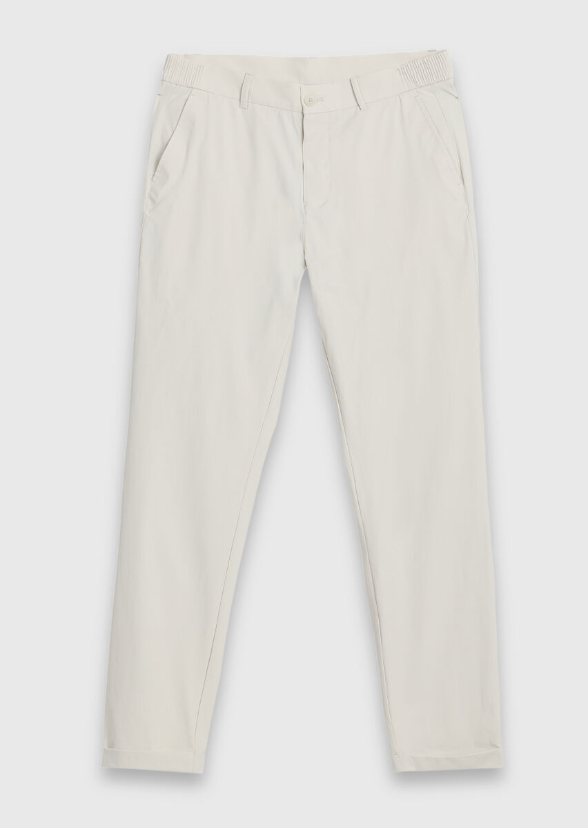 Taş Düz Dokuma Jogging Fit Casual Pantolon - 5