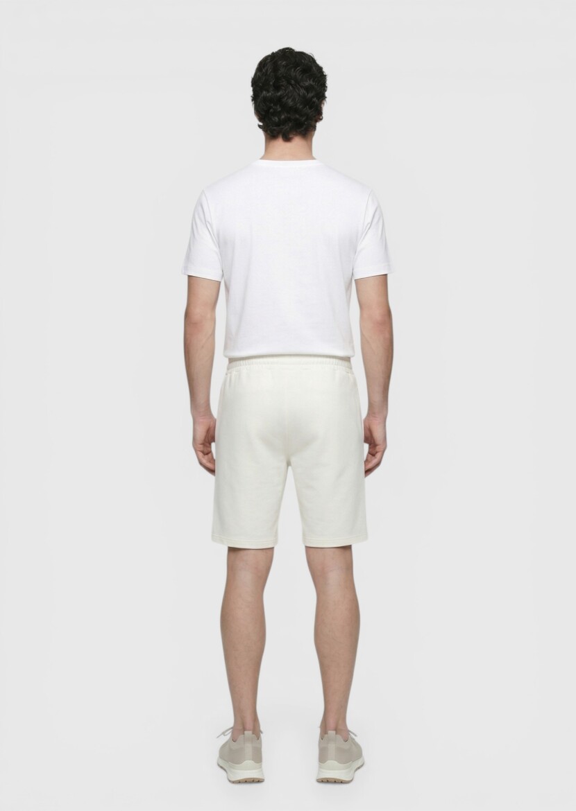 Taş Düz Örme Regular Fit Casual Bermuda - 5