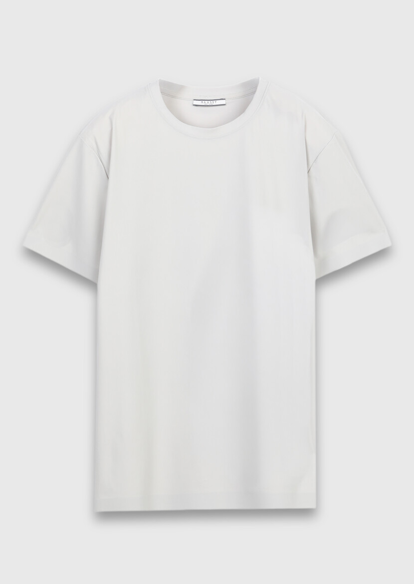 Taş Düz T-Shirt - 5