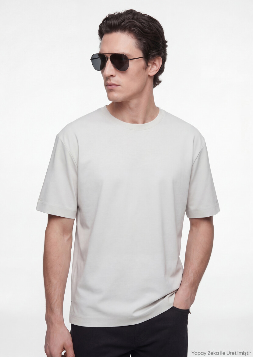 Taş Düz T-Shirt 