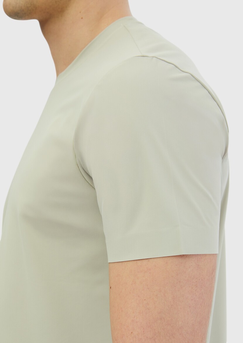 Taş Düz T-Shirt - 5