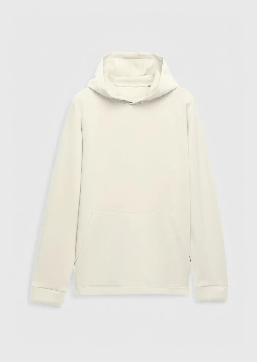 Taş Kapüşonlu Düz Sweatshırt - 6