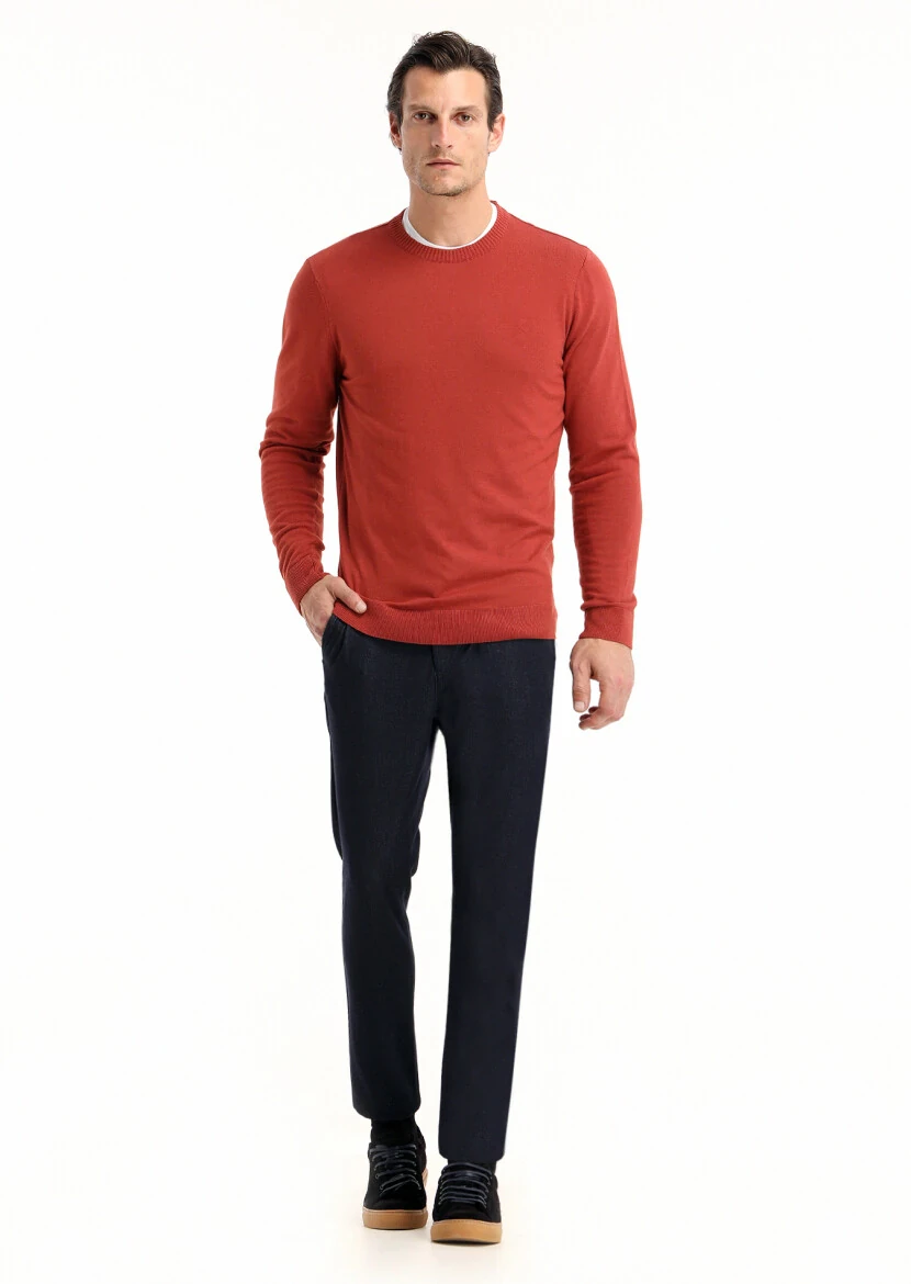 Tile Red Knitwear Sweatshirt - 1