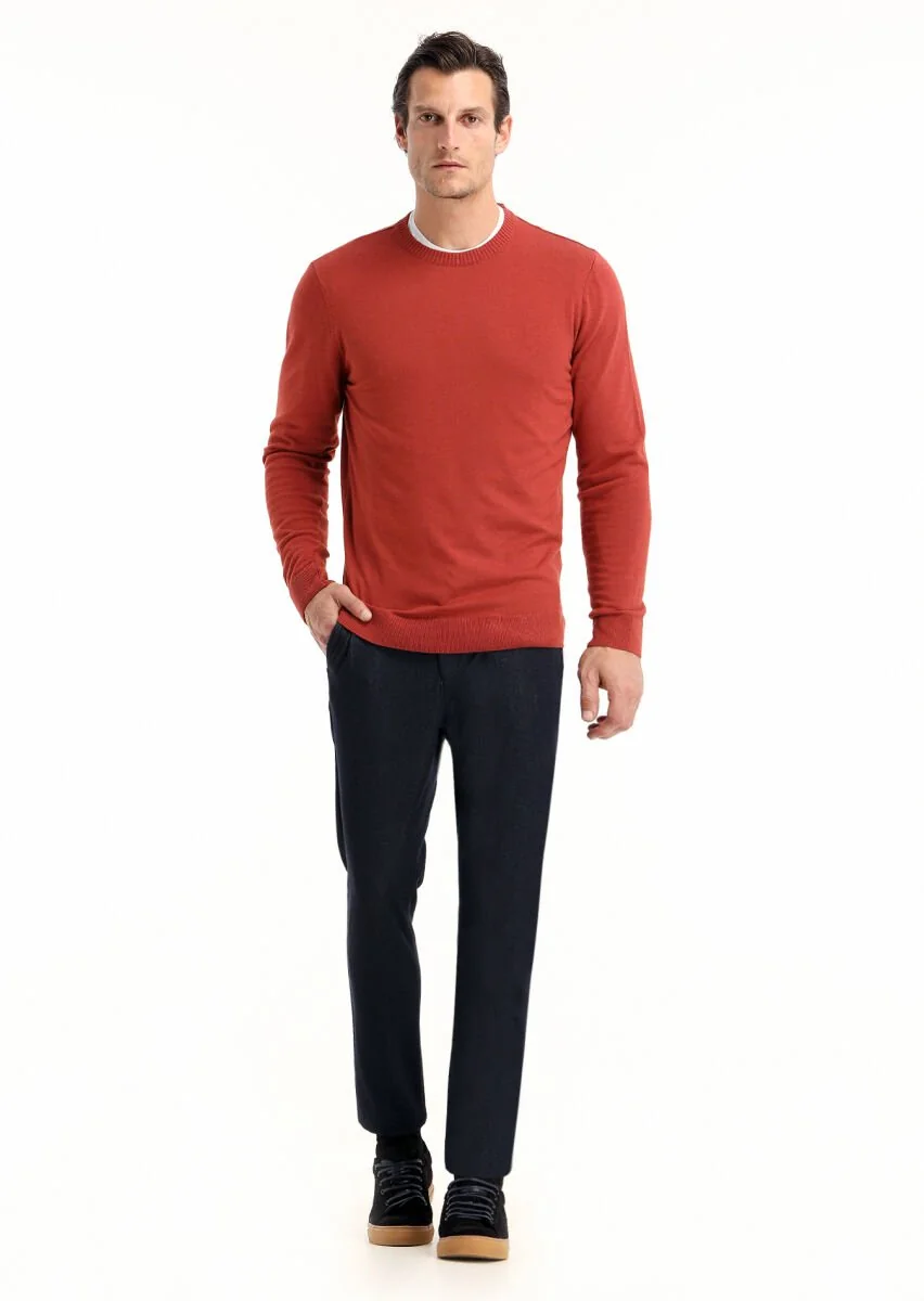 Tile Red Knitwear Sweatshirt - 1