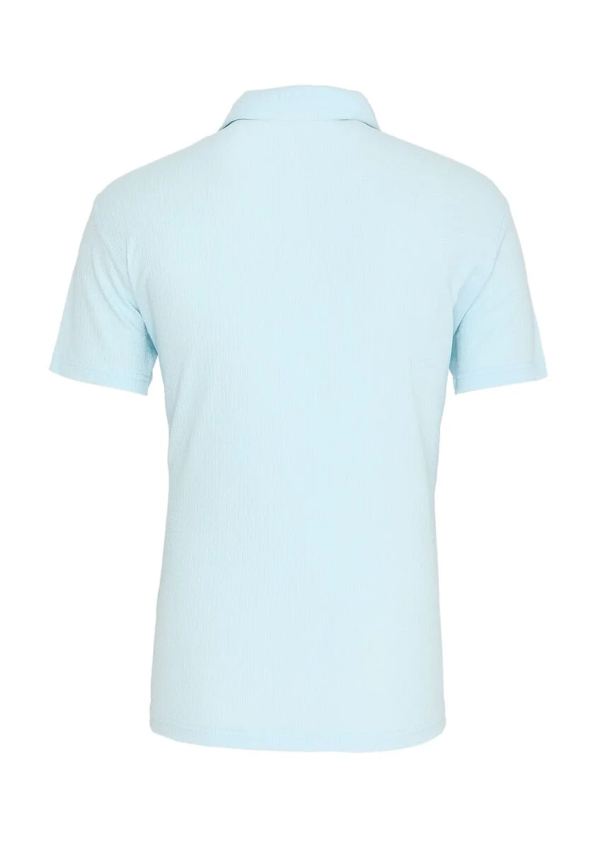 Turkuaz Polo Yaka T-Shirt - 3