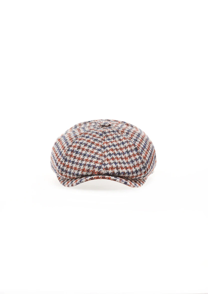 Turuncu %50 Polyester ,%50 Yün Sapka - 2