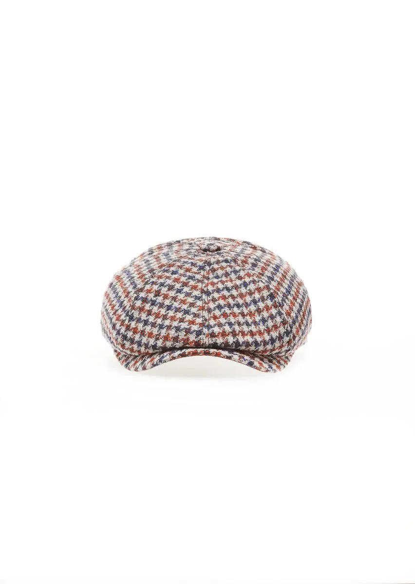Turuncu %50 Polyester ,%50 Yün Sapka - 2