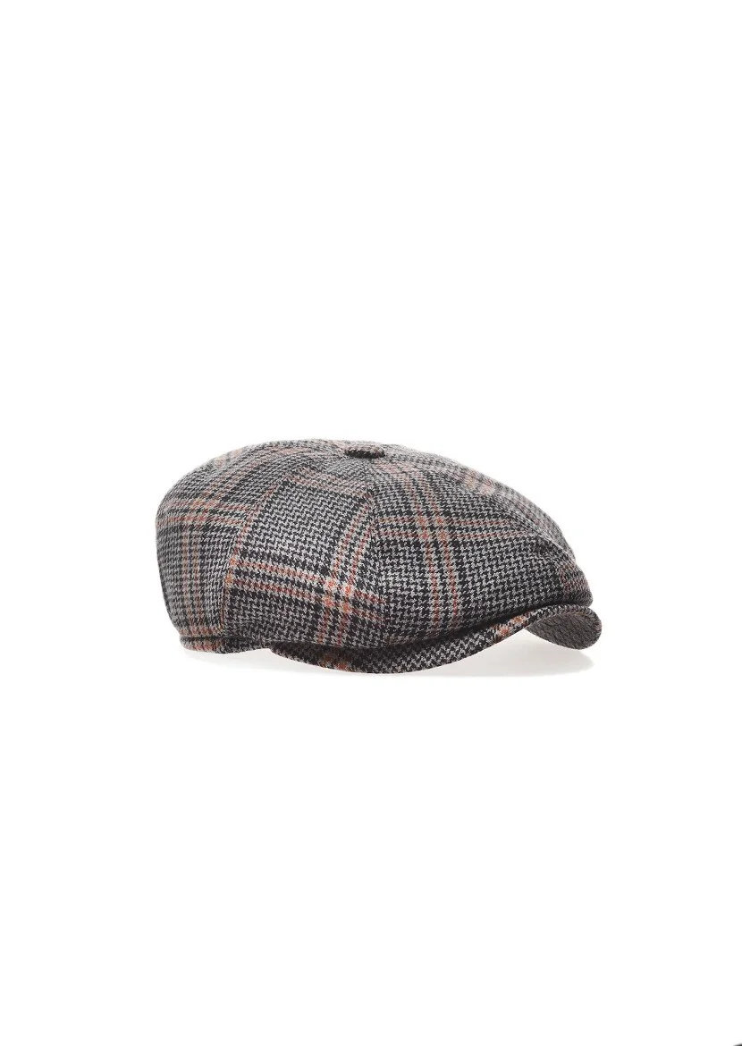 Turuncu %50 Polyester ,%50 Yün Sapka - 1