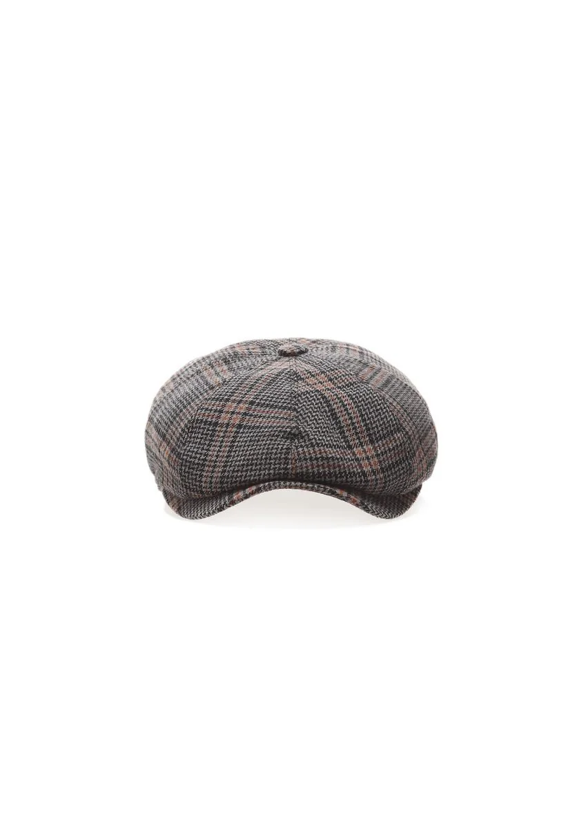 Turuncu %50 Polyester ,%50 Yün Sapka - 2