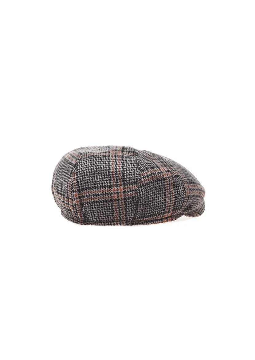 Turuncu %50 Polyester ,%50 Yün Sapka - 3