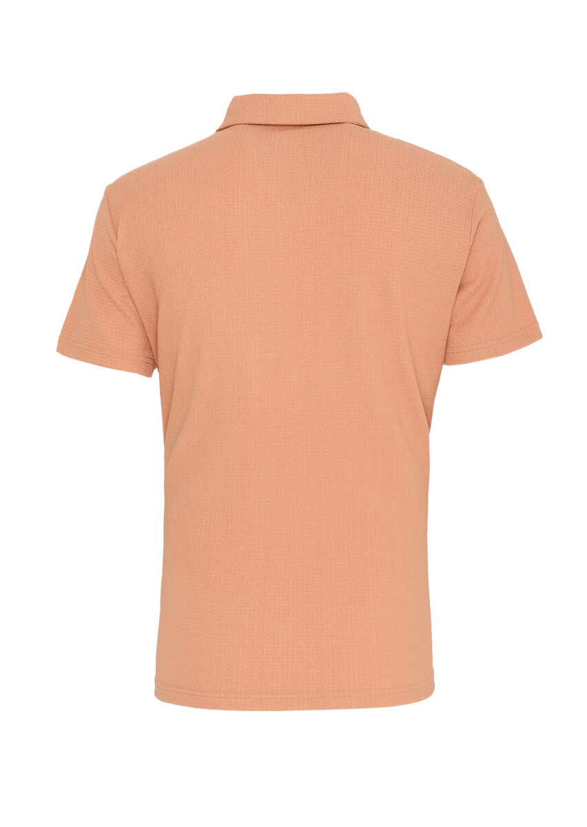 Turuncu Polo Yaka T-Shirt - 2
