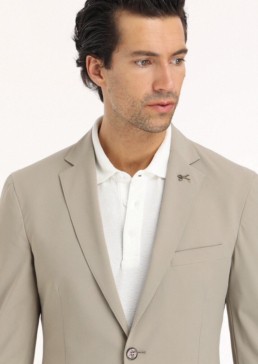 Vizon Düz Comfort Fit Örme Takım Elbise - 3