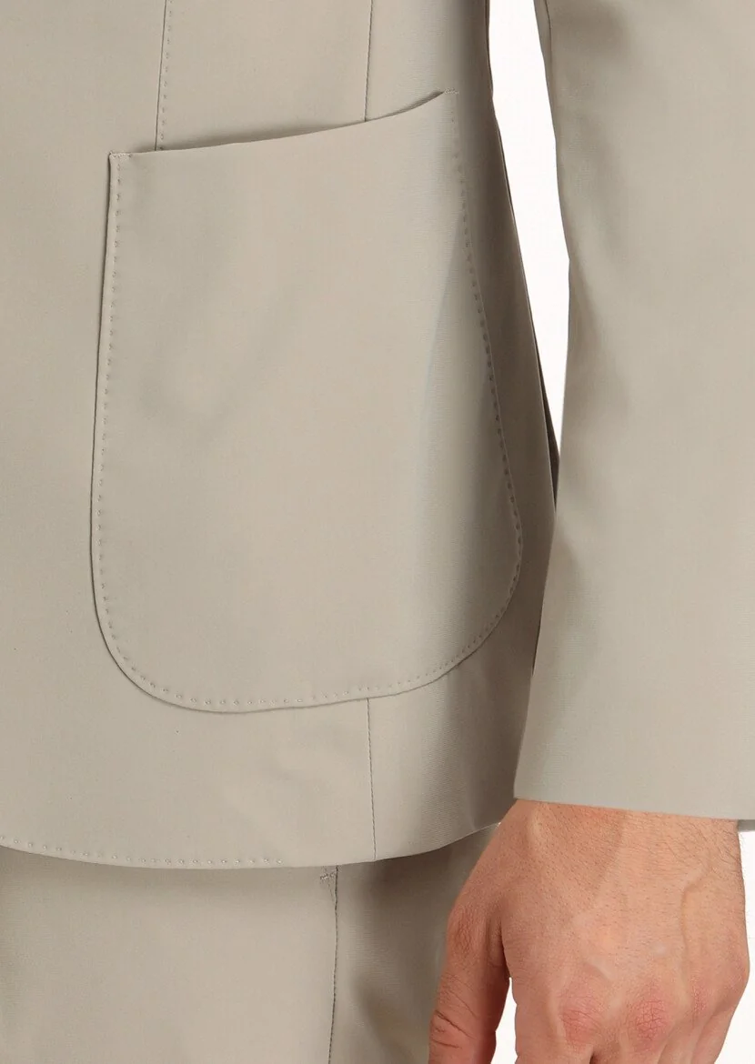 Vizon Düz Comfort Fit Örme Takım Elbise - 4