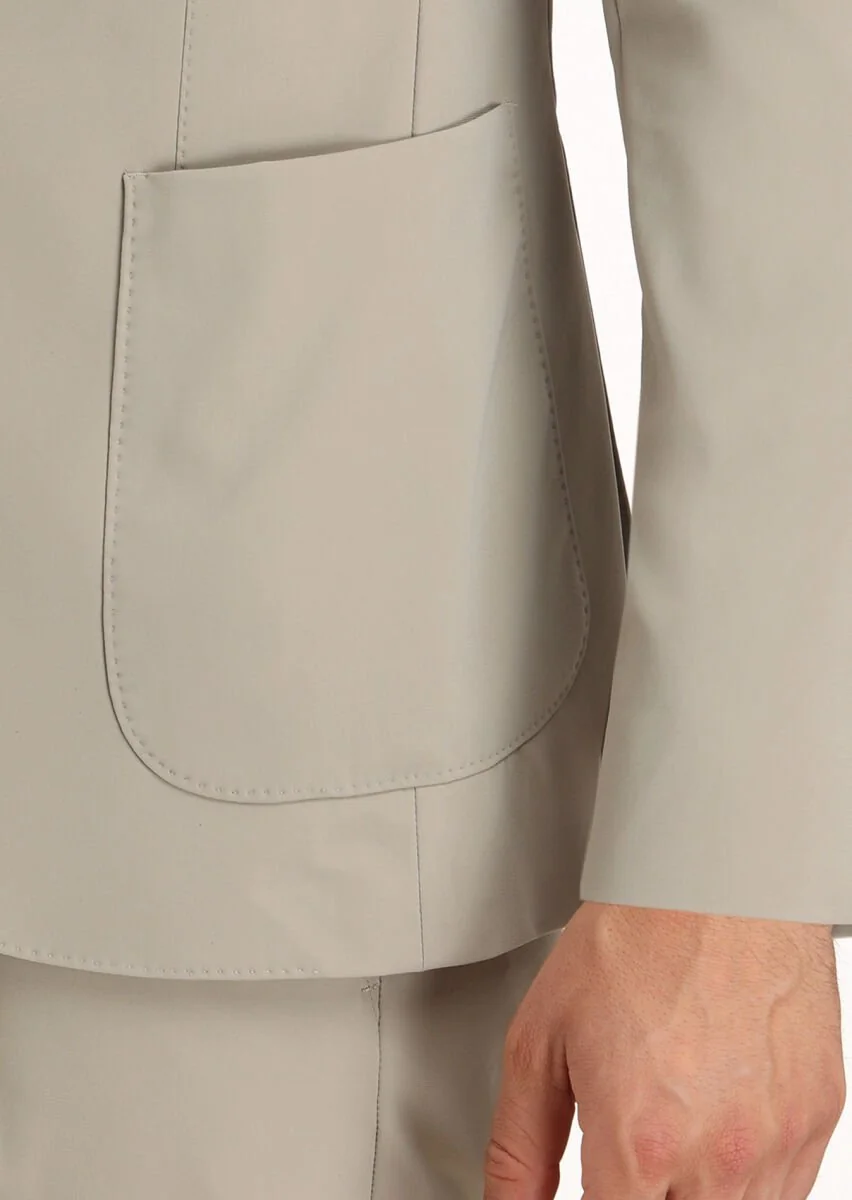 Vizon Düz Comfort Fit Örme Takım Elbise - 4