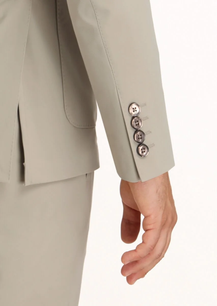 Vizon Düz Comfort Fit Örme Takım Elbise - 5