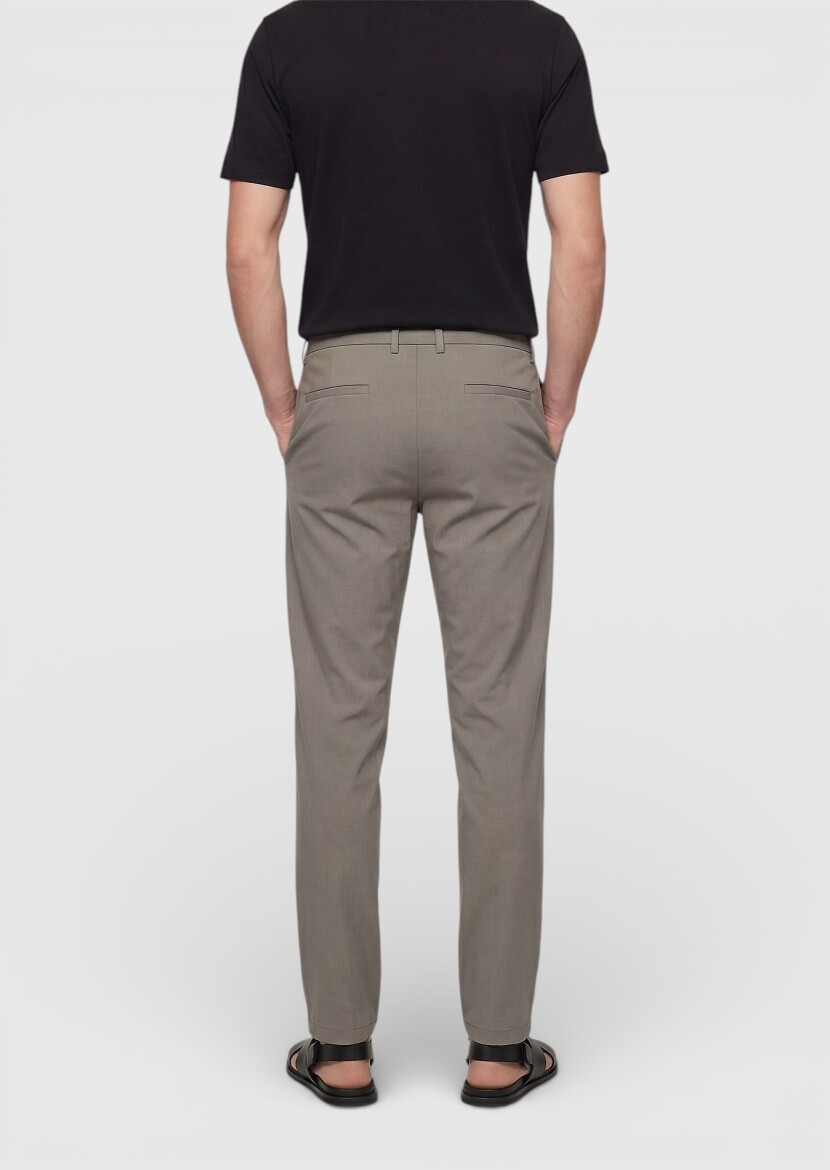 Vizon Düz Dokuma Jogging Fit Casual Pantolon - 4