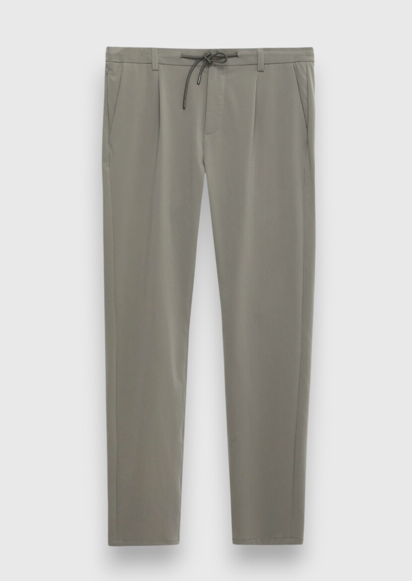 Vizon Düz Dokuma Jogging Fit Casual Pantolon - 5