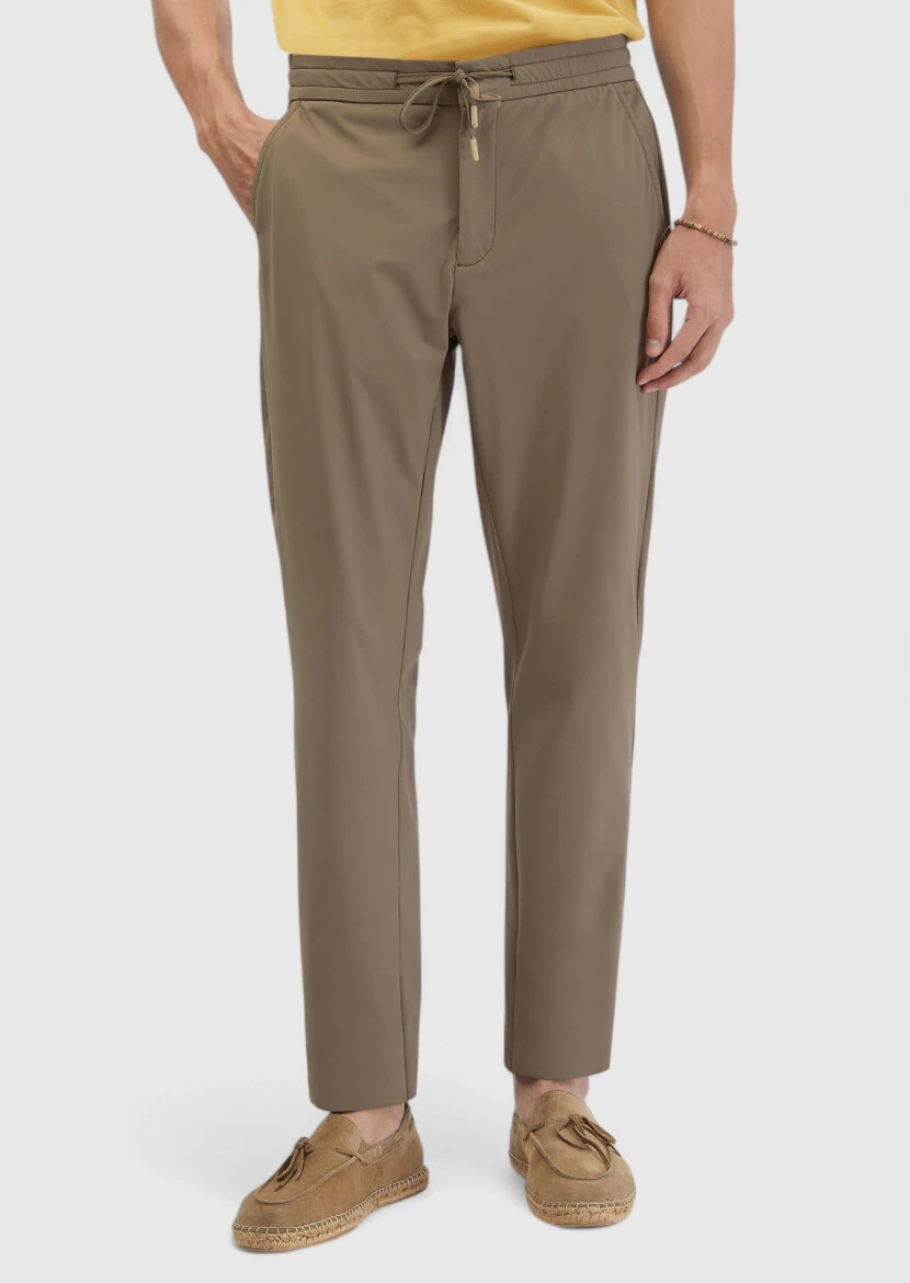 Vizon Düz Dokuma Jogging Fit Casual Pantolon 