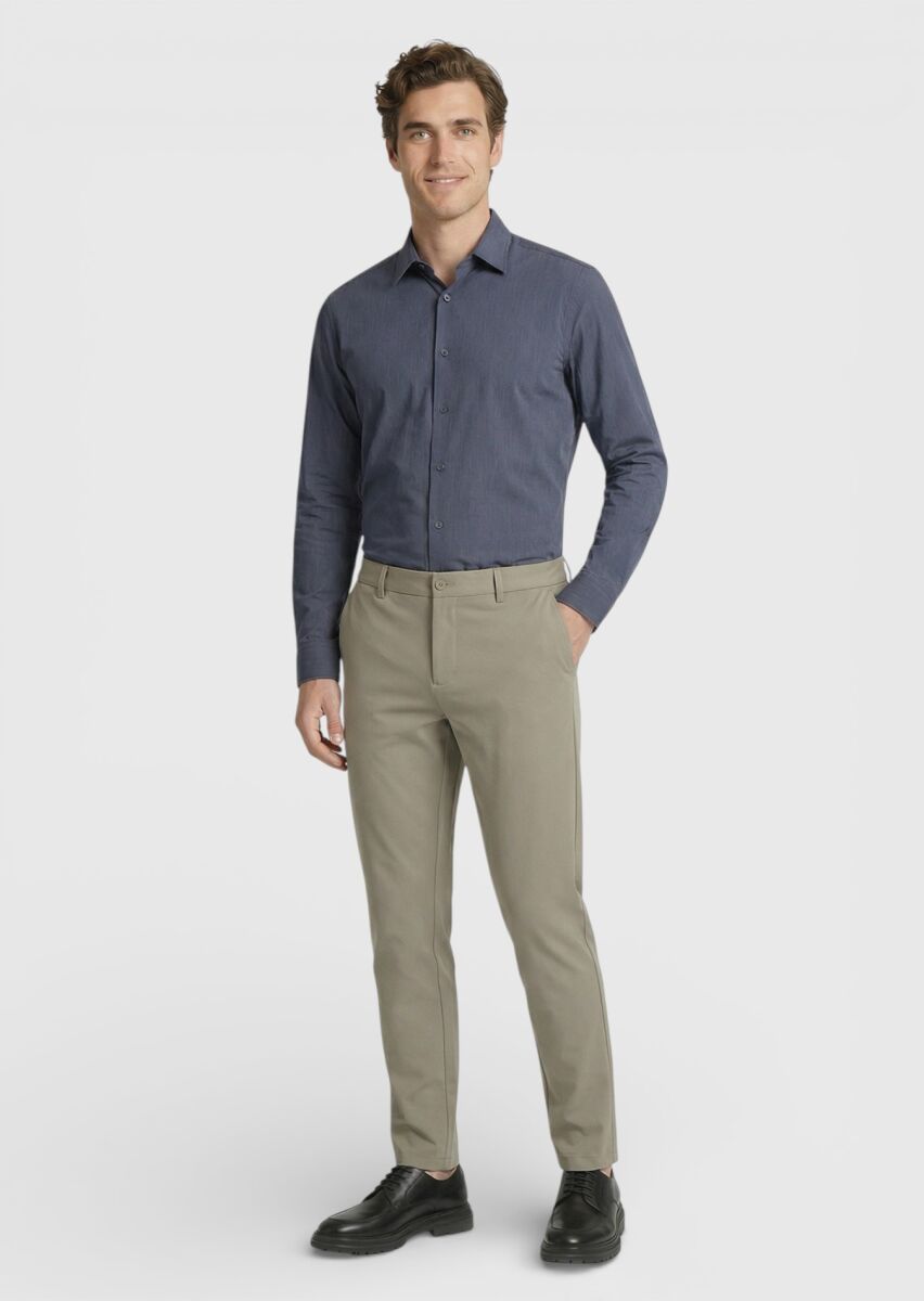 Vizon Düz Dokuma Jogging Fit Casual Pantolon - 3