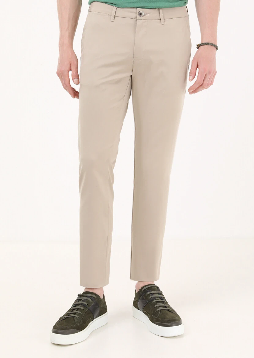 Vizon Düz Dokuma Regular Fit Casual Pantolon - 2